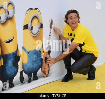 Composer Heitor Pereira attends the premiere of the  animated motion picture comedy 'Minions' at the Shrine Auditorium in Los Angeles on June 27, 2015. Storyline:  Minions Stuart, Kevin and Bob are recruited by Scarlet Overkill (Sandra Bullock), a super-villain who, alongside her inventor husband Herb (Jon Hamm), hatches a plot to take over the world.  Photo by Jim Ruymen/UPI Stock Photo