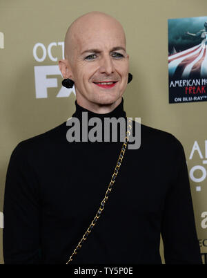 Actor Denis O'Hare attends the premiere screening of FX's 'American Horror Story: Hotel' at Regal Cinemas L.A. Live in Los Angeles on October 3, 2015. Storyline: Both physical and psychological horrors affect a decomposing family, workers and residents of an insane asylum, a coven of witches, and a cast of circus freaks in this anthology series, focusing on the themes of infidelity, sanity, oppression, and discrimination.  Photo by Jim Ruymen/UPI Stock Photo