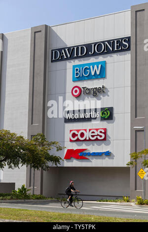 Pacific Fair Shopping Centre one of the largest shopping centres in Australia located Broadbeach Gold Coast Queensland Australia Stock Photo