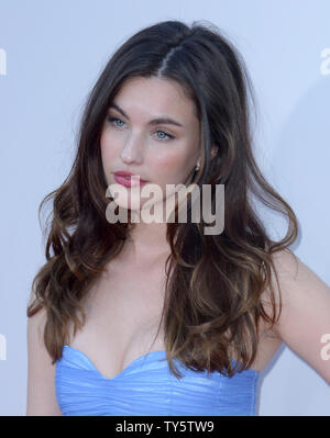 Rainey Qualley arrives for the 43rd annual American Music Awards held