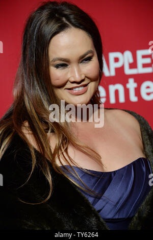 Actress Tia Carrere arrives for the MusiCares Person of the Year gala held at the Los Angeles Convention Center in Los Angeles on February 13, 2016. Photo by Jim Ruymen/UPI Stock Photo