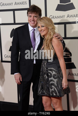 Lee Ann Womack, right, and Frank Liddell arrive for the 58th annual Grammy Awards held at Staples Center in Los Angeles on February 15, 2016. Photo by Jim Ruymen/UPI Stock Photo