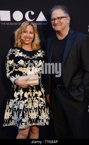 Actor Albert Brooks  and artist Kimberly Shlain  attend the 37th annual MOCA gala at The Geffen Contemporary at MOCA in Los Angeles on May 14, 2016.  Photo by Jim Ruymen/UPI Stock Photo