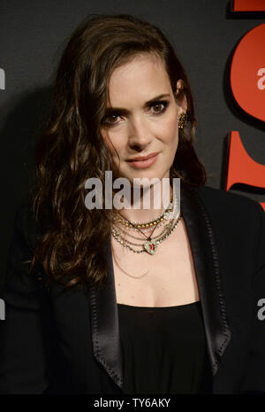 Cast member Winona Ryder attends Netflix's supernatural mystery thriller 'Stranger Things' at Mack Sennett Studios in Los Angeles on July 11, 2016. Storyline: A strange town where everyone knows everyone Is subject to a peculiar incident. The town then undergoes a state of panic, before the government becomes involved.  Photo by Jim Ruymen/UPI Stock Photo