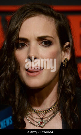 Cast member Winona Ryder attends Netflix's supernatural mystery thriller 'Stranger Things' at Mack Sennett Studios in Los Angeles on July 11, 2016. Storyline: A strange town where everyone knows everyone Is subject to a peculiar incident. The town then undergoes a state of panic, before the government becomes involved.  Photo by Jim Ruymen/UPI Stock Photo