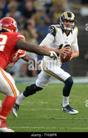 Los Angeles Rams defensive lineman Aaron Donald speaks with reporters ...