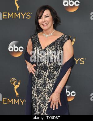 Marcia Clark arrives for the 68th annual Primetime Emmy Awards at Microsoft Theater in Los Angeles on September 18, 2016. Photo by Christine Chew/UPI Stock Photo