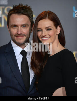 Chris Hardwick and his wife Lydia Hearst arrive at the world premiere of Marvel Studios' 'Doctor Strange' at the El Capitan Theatre in Los Angeles, California on October 20, 2016. Photo by Christine Chew/UPI Stock Photo