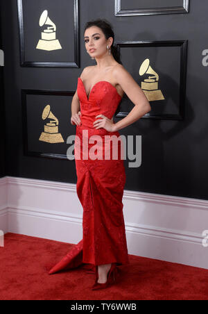 Singer Charli XCX arrives for the 59th annual Grammy Awards held at Staples Center in Los Angeles on February 12, 2017.  Photo by Jim Ruymen/UPI Stock Photo