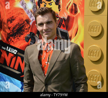 Cast member Dave Franco the voice of Lloyd in the animated comedy 'The Lego Ninjago Movie' attends the premiere of the film at the Regency Village Theatre in the Westwood section of Los Angeles on September 16, 2017. Storyline: Six young ninjas are tasked with defending their island home, called Ninjago. By night, they're gifted warriors, using their skills and awesome fleet of vehicles to fight villains and monsters. By day, they're ordinary teens struggling against their greatest enemy: high school. Photo by Jim Ruymen/UPI Stock Photo
