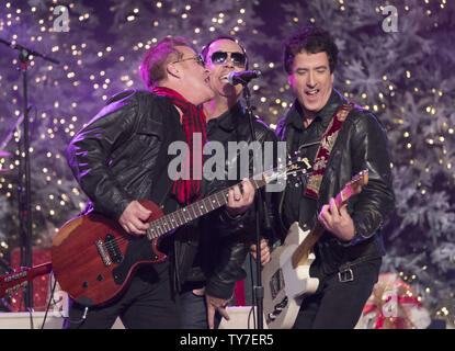 The Tearaways perform at the 86th annual Hollywood Christmas Parade in Los Angeles on November 26, 2017.      Photo by Phil McCarten/UPI Stock Photo