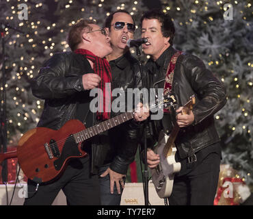 The Tearaways perform at the 86th annual Hollywood Christmas Parade in Los Angeles on November 26, 2017.      Photo by Phil McCarten/UPI Stock Photo