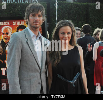 Alicia Silverstone and her son, Bear Blu Jarecki, visiting a farmers ...