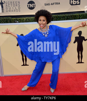 Jenifer Lewis arrives for the the 24th annual SAG Awards held at the