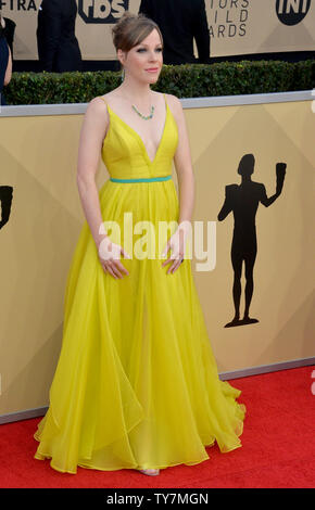 Emma Myles arrives at the 24th annual Screen Actors Guild Awards at the