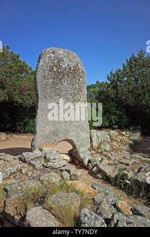 Palau, Sardinia, Italy. Li Mizzani archeological area Stock Photo