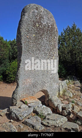 Palau, Sardinia, Italy. Li Mizzani archeological area Stock Photo