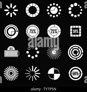 Lading related icons set on background for graphic and web design. Simple illustration. Internet concept symbol for website button or mobile app. Stock Vector