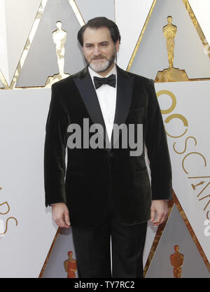 Michael Stuhlbarg arrives on the red carpet for the 90th annual Academy Awards at the Dolby Theatre in the Hollywood section of Los Angeles on March 4, 2018. Photo by John Angelillo/UPI Stock Photo