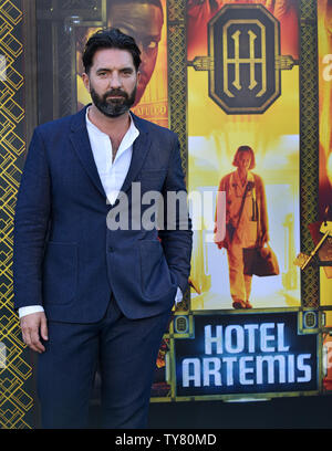 Director/writer Drew Pearce attends the premiere of 'Hotel Artemis' at the Regency Bruin Theatre in Los Angeles, California on May 19, 2018. Photo by Chris Chew/UPI Stock Photo