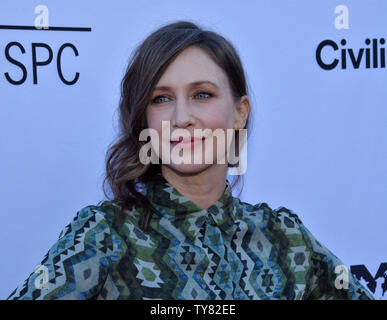 Cast member Vera Farmiga attends the premiere of the motion picture dramatic comedy 'Boundaries' at the Egyptian Theatre in the Hollywood section of Los Angeles on June 19, 2018. The film tells the story of Laura and her son Henry, who are forced to drive her estranged care-free pot dealing father across country after he's kicked out of yet another nursing home.  Photo by Jim Ruymen/UPI Stock Photo