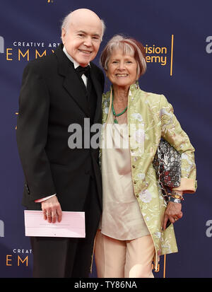 (L-R) Actor Walter Koenig and wife Judy Levitt attend the Creative Arts Emmy Awards at the Microsoft Theater in Los Angeles on September 8, 2018.    Photo by Gregg DeGuire/UPI Stock Photo