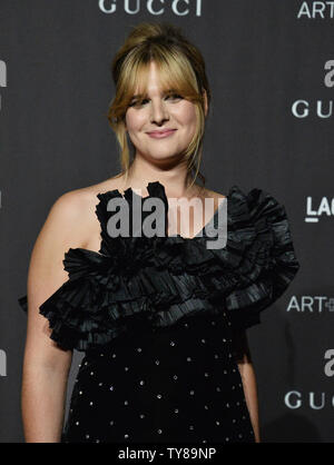 Actress Hari Nef attends the eighth annual LACMA Art+Film gala honoring fine art photographer Catherine Opie and director Guillermo del Toro at the Los Angeles County Museum of Art in Los Angeles on November 3, 2018.   Photo by Jim Ruymen/UPI Stock Photo