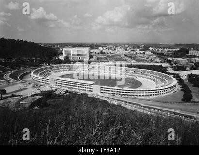 Rome, Olympic stadium, 1957 Stock Photo