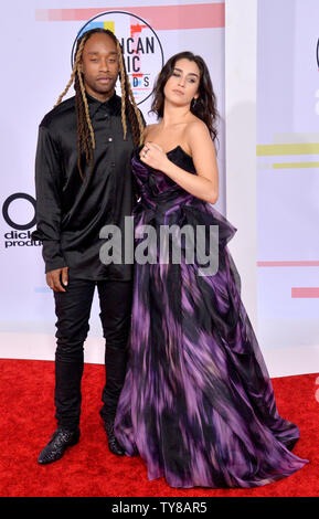 Lauren Jauregui and Ty Dolla Sign at the 2018 American Music Awards ...