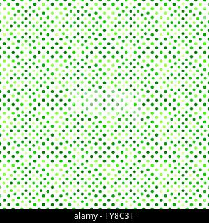 Geometrical seamless circle pattern background design - abstract green vector graphic Stock Vector