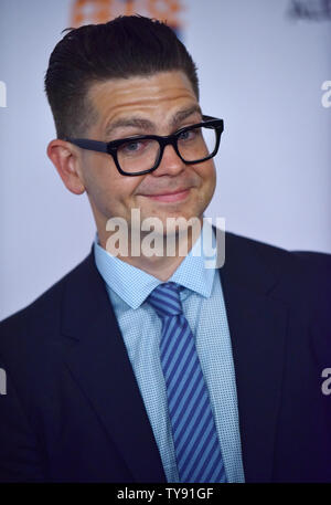 Jack Osbourne, son of Ozzy Osbourne arrives for the premiere of his