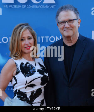 Actor Albert Brooks (R) and his wife, artist Kimberly Shlain attend the 2015 Museum of Contemporary Arts gala presented by Louis Vuitton at the Geffen Contemporary at MOCA in Los Angeles on May 30, 2015. MOCA is a not-for-profit institution that relies on a variety of funding sources for its activities.  Photo by Jim Ruymen/UPI Stock Photo