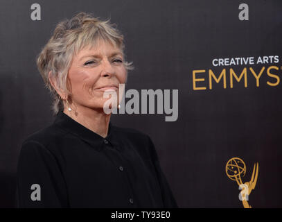 Journalist Linda Ellerbee attends the Creative Arts Emmy Awards at Microsoft Theater in Los Angeles on September 10, 2016.  Photo by Jim Ruymen/UPI Stock Photo