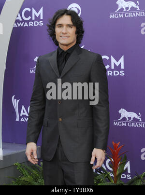 Singer Joe Nichols arrives at the 48th annual Academy of Country Music Awards at the MGM Hotel in Las Vegas, Nevada on April 7, 2013. UPI/David Becker Stock Photo