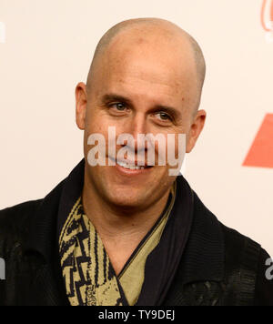 Singer Gianmarco Zignago arrives for the 2013 Latin Recording Academy Person of the Year honoring Miguel Bose at the Mandalay Bay Events Center in Las Vegas, Nevada on November 20, 2013.    UPI/Jim Ruymen Stock Photo