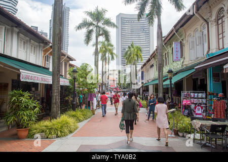 Arab Street District in Singapore Stock Photo