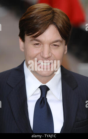 American actor Mike Myers attends the premiere of 'Shrek The Third' at Odeon, Leicester Square in London on June 11, 2007.  (UPI Photo/Rune Hellestad) Stock Photo