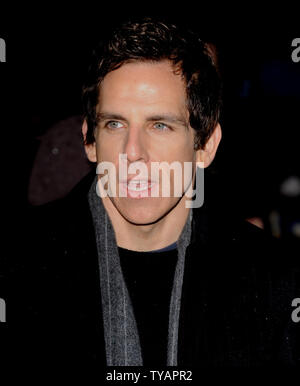 American actor Ben Stiller attends the premiere of 'Madagascar - Escape 2 Africa' at Empire, Leicester Square in London on November 23, 2008.  (UPI Photo/Rune Hellestad) Stock Photo