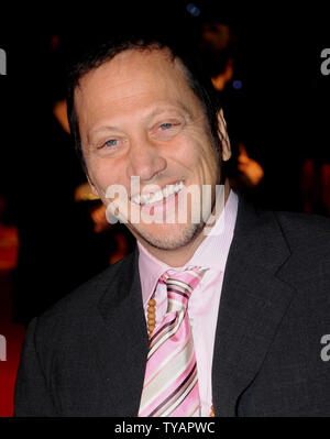American actor Rob Schneider attends the premiere of 'Bedtime Stories' at Odeon, Kensington in London on December 11, 2008.  (UPI Photo/Rune Hellestad) Stock Photo