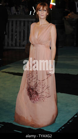 British actress Kelly Reilly attends the world premiere of 'Sherlock Holmes' at Empire, Leicester Square in London on December 14, 2009.     UPI/Rune Hellestad Stock Photo