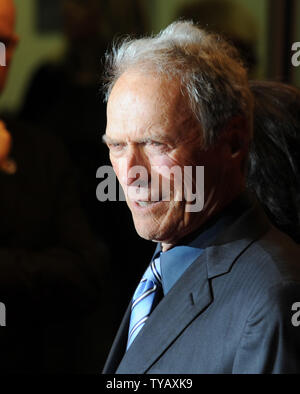 American actor/director Clint Eastwood attends the premiere of 'Invictus' at Odeon West End, Leicester Square in London on January 31, 2010.     UPI/Rune Hellestad Stock Photo