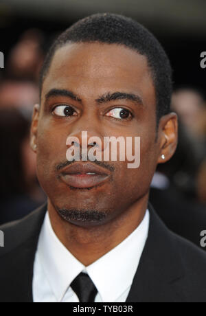 American comedian/actor Chris Rock  attends 'The National Movie Awards' at Royal Festival Hall in London on May 26, 2010.     UPI/Rune Hellestad Stock Photo