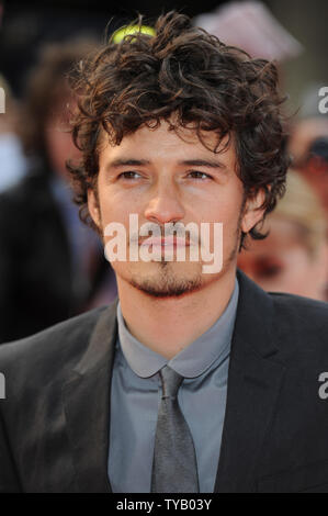 British actor Orlando Bloom  attends 'The National Movie Awards' at Royal Festival Hall in London on May 26, 2010.     UPI/Rune Hellestad Stock Photo