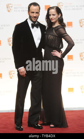 Tom Ford and Eva Green Orange British Academy Film Awards (BAFTAs) held ...