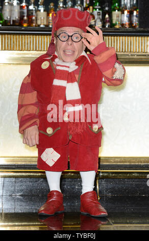 British actor Warwick Davis attends the press launch for 'Snow White And The Seven Dwarfs' at The Savoy Hotel in London on September 26, 2012.     UPI/Rune Hellestad Stock Photo