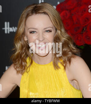 Australian singer/ actress Kylie Minogue attends a photo call for her new book  'Kylie/ Fashion' at Harrods in London on November 28, 2012.     UPI/Rune Hellestad Stock Photo