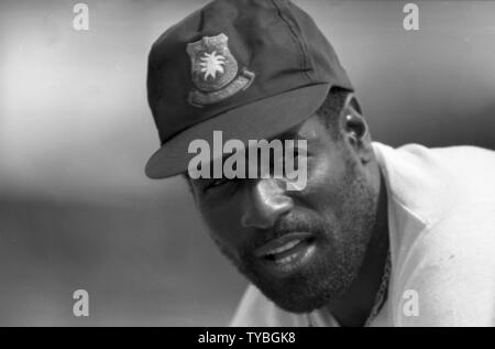 Cricket 1991 Viv Richards - West Indies   Photo by Tony Henshaw Stock Photo