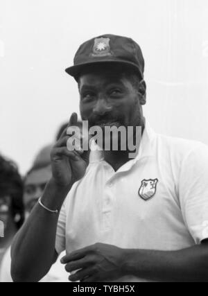 Cricket 1991   Viv Richards- West Indies    Photo by Tony Henshaw Stock Photo