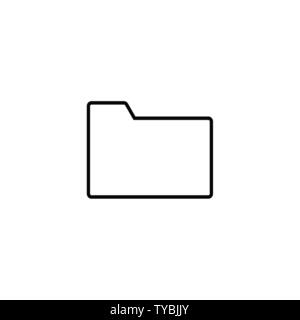 File, folder icon Vector illustration flat Stock Vector