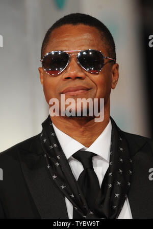 American actor Cuba Gooding, Jr attends The EE British Academy Film Awards 2015 at The Royal Opera House in London on February 8, 2015.     UPI/Paul Treadway Stock Photo